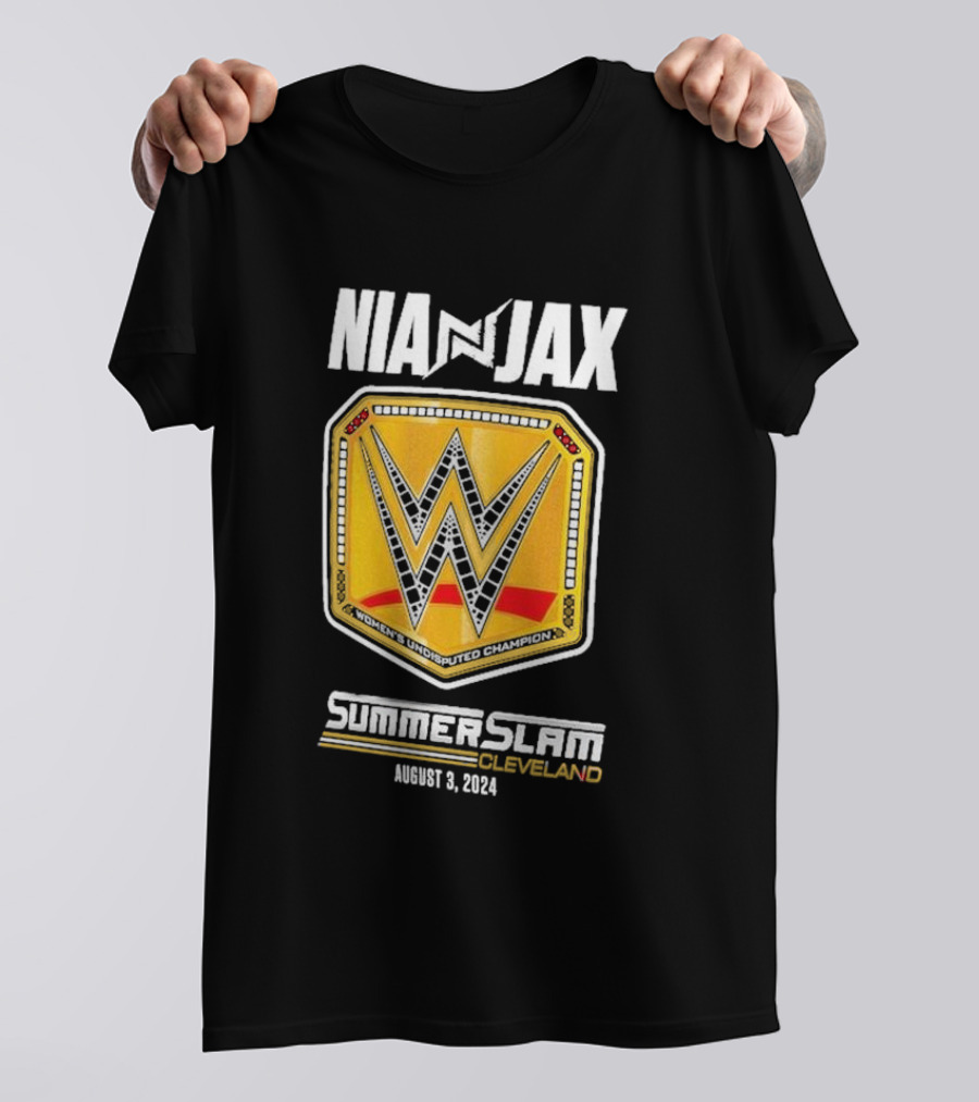 Nia Jax WWE Undisputed Champion SummerSlam Cleveland August 3 T-Shirt