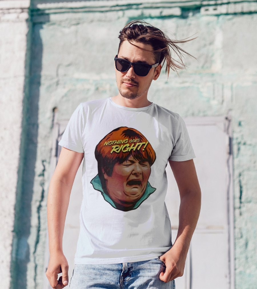 Nordacious Nothing Goes Right Scream Face T-Shirt