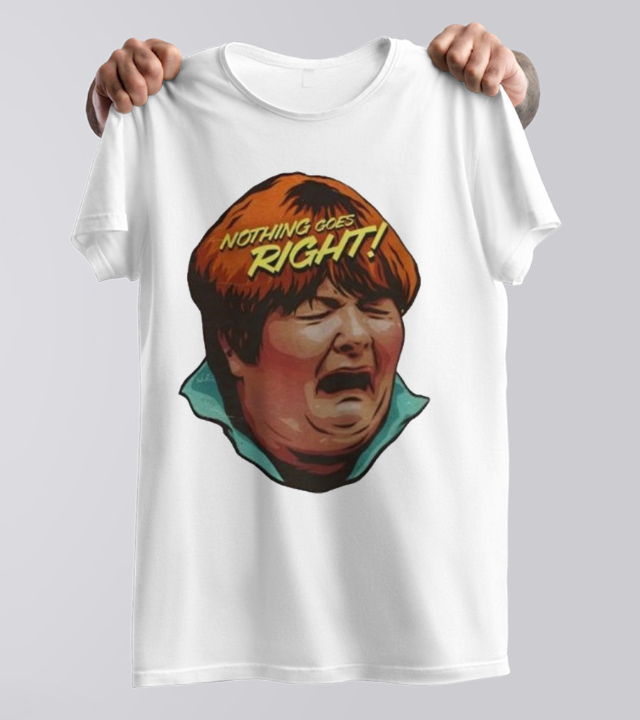 Nordacious Nothing Goes Right Scream Face T-Shirt