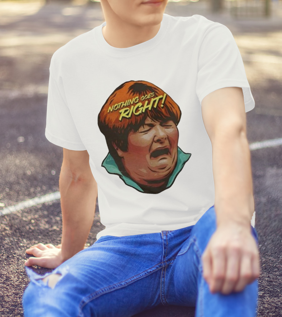 Nordacious Nothing Goes Right Scream Face T-Shirt