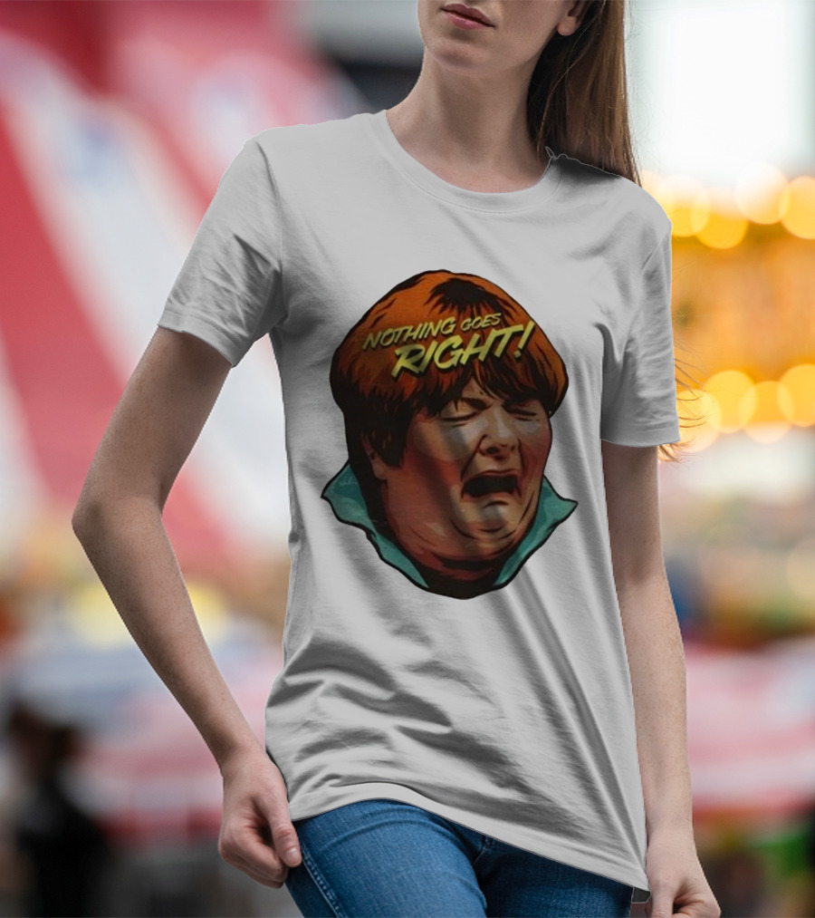 Nordacious Nothing Goes Right Scream Face T-Shirt