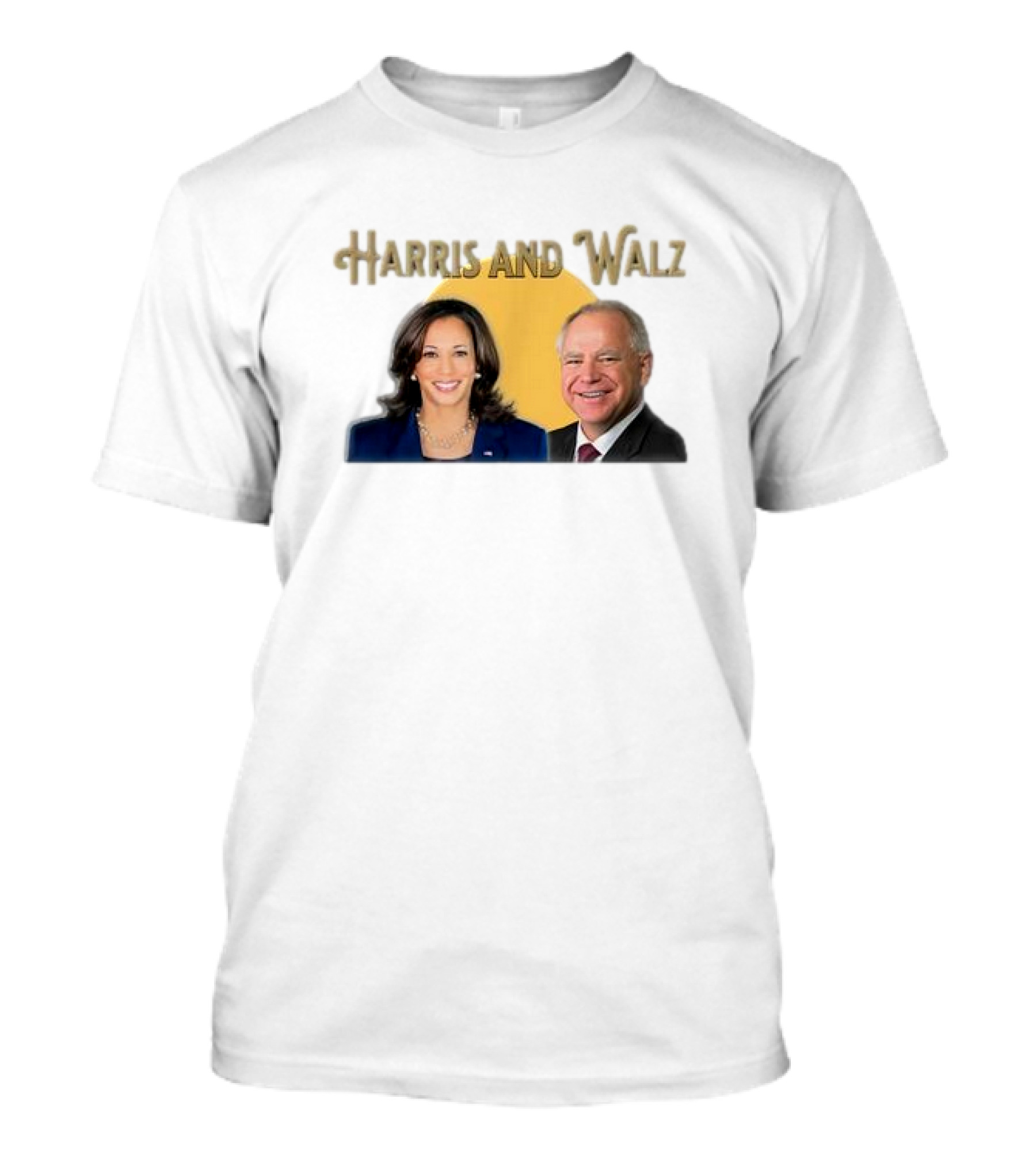 Harris And Walz 2024 Kamala And Tim President Freedom Hope Unity T-Shirt