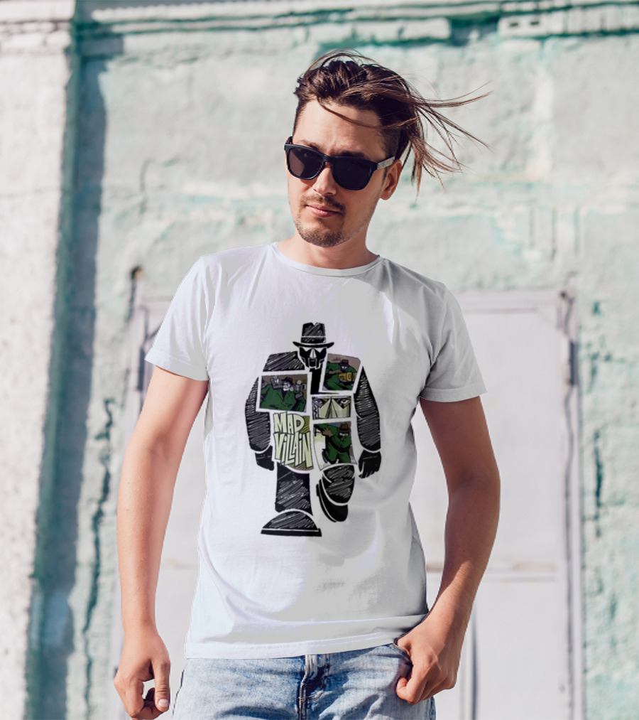 MF DOOM Madvillain Comic Style Striking T-Shirt