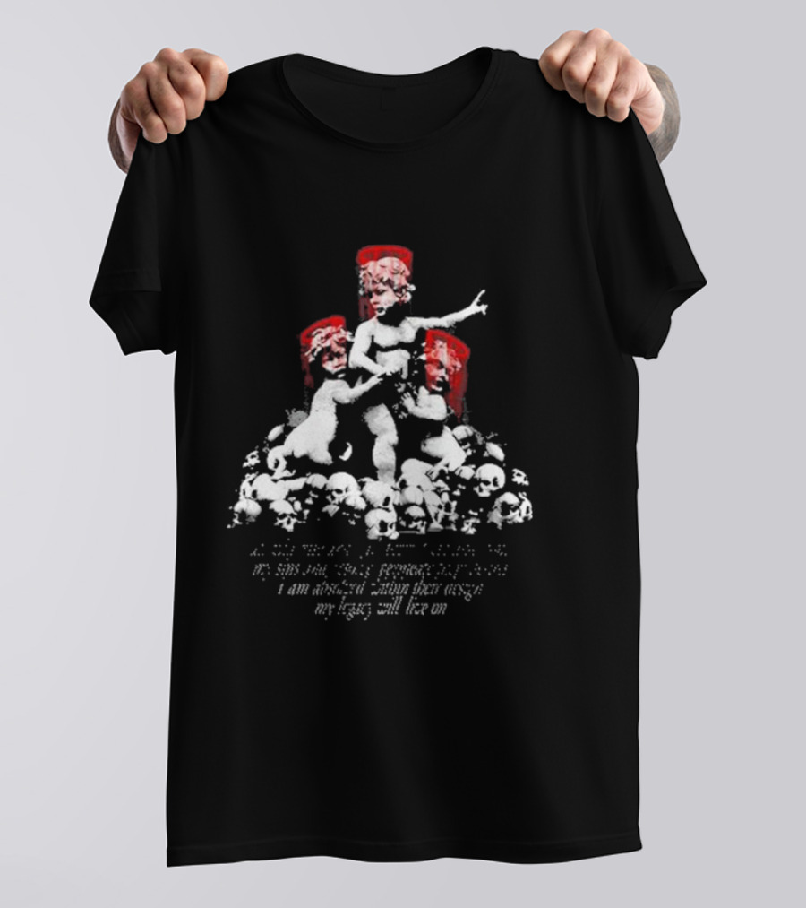 Lorna Shore Angel I Am Embedded Within Their Design My Legacy Will Live On T-Shirt