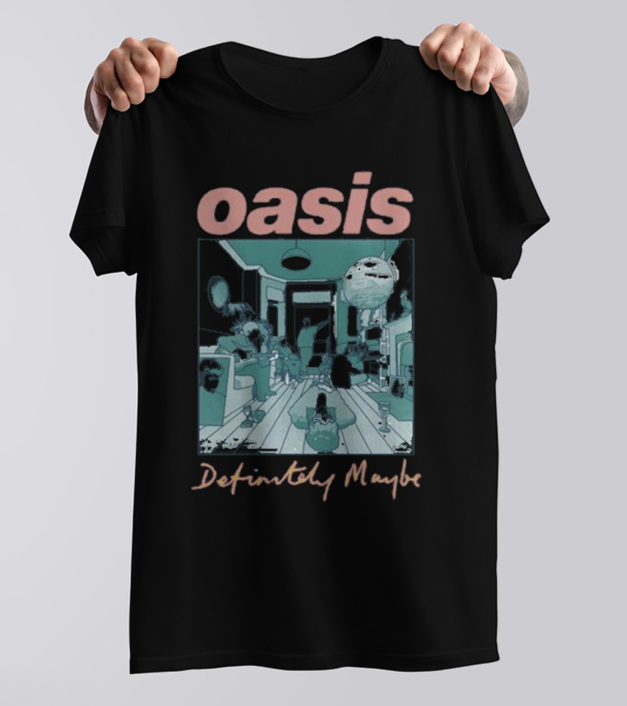Oasis Definitely Maybe 2024 Vintage Album T-Shirt