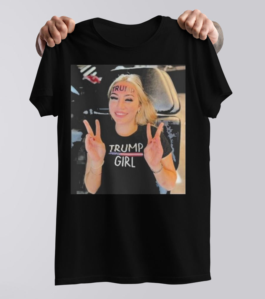 Rain Monroe Trump Forehead Tattoo Trump Girl T-Shirt
