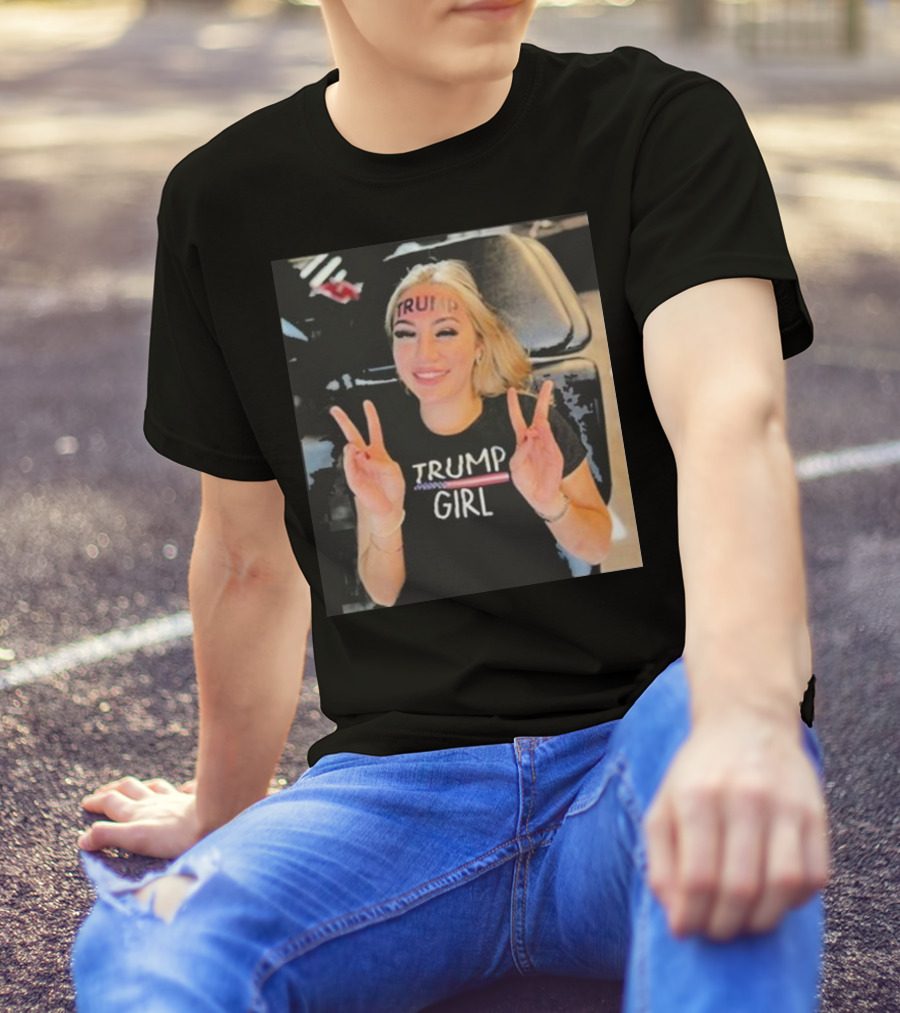Rain Monroe Trump Forehead Tattoo Trump Girl T-Shirt