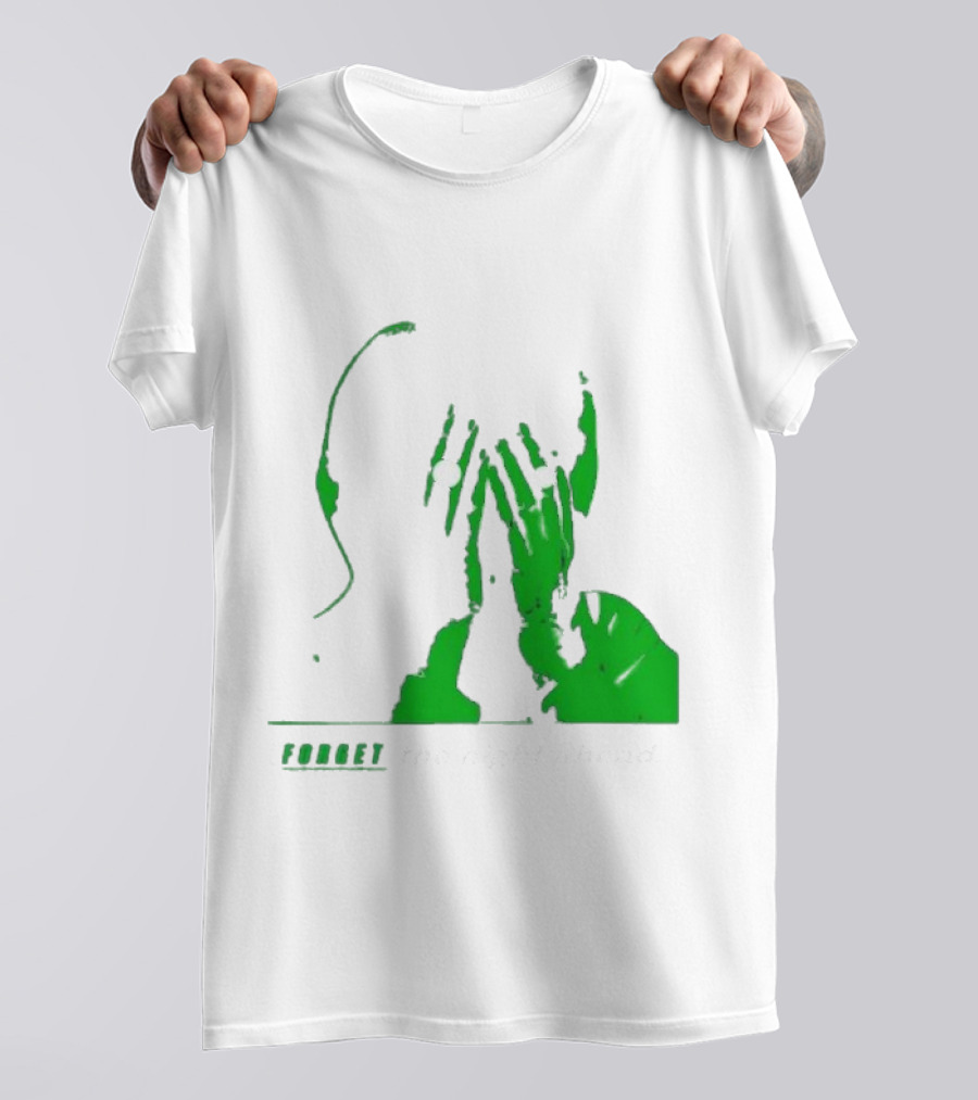 The Twilight Sad Forget The Night Ahead Green Silhouette With White Eyes T-Shirt