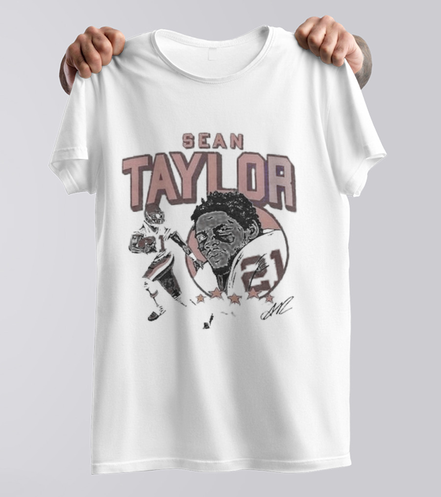 Sean Taylor Washington Football Legends Iconic T-Shirt