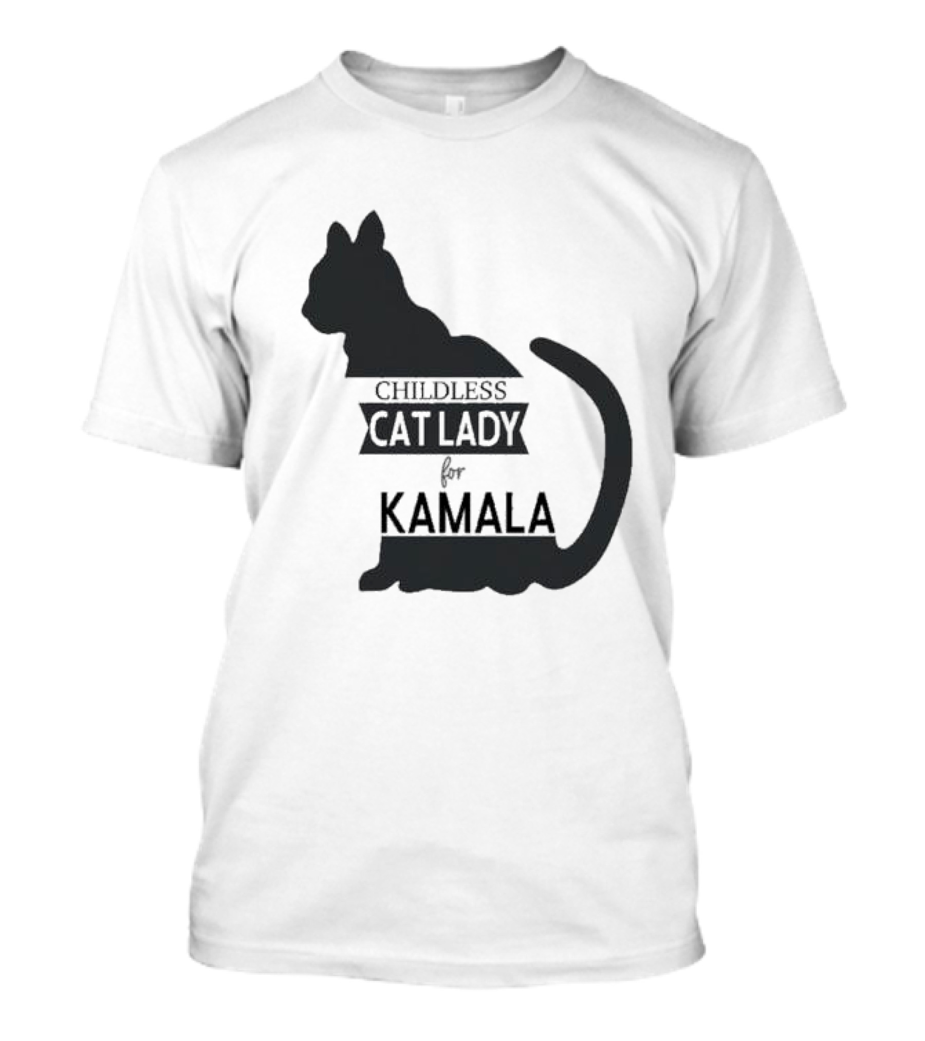 Childless Cat Lady For Kamala Harris Election T-Shirt