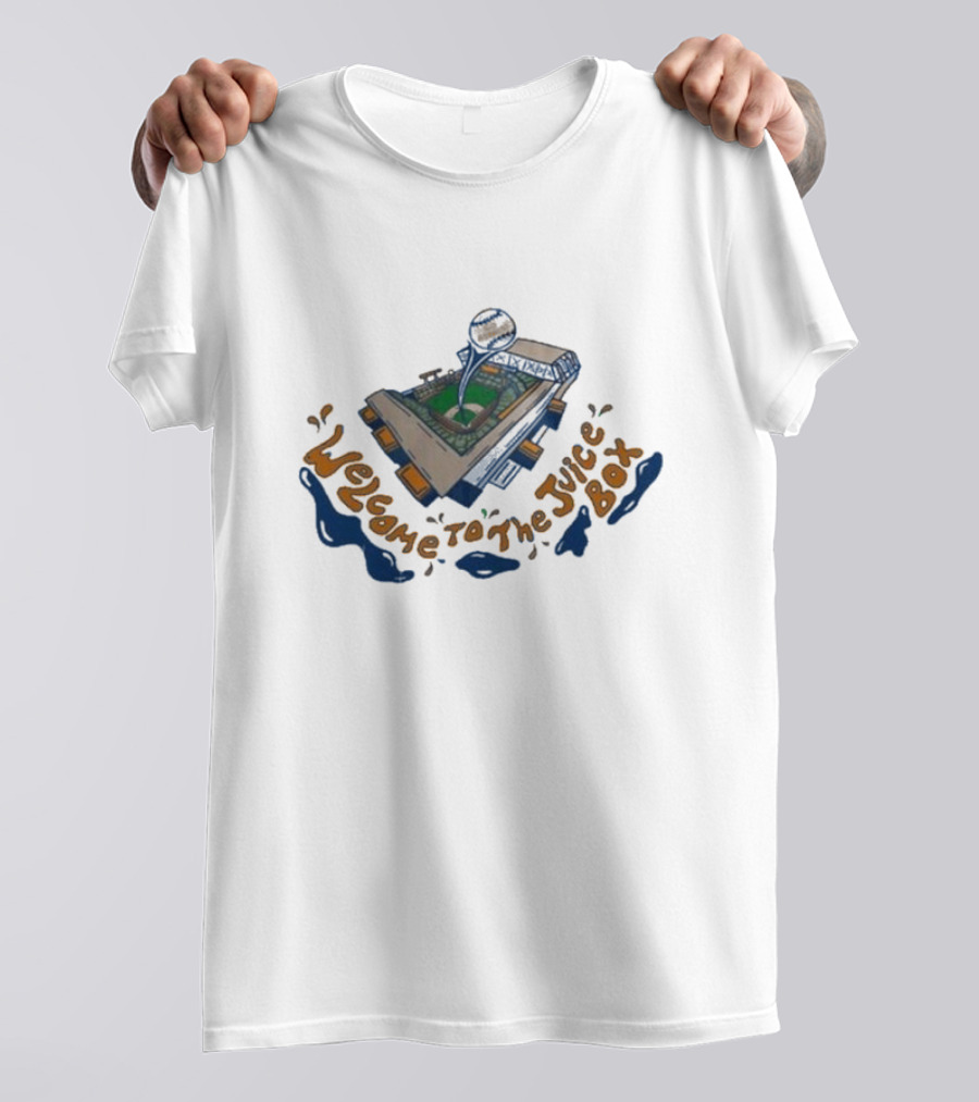 Astros Welcome To The Juice Box Stadium Playground T-Shirt