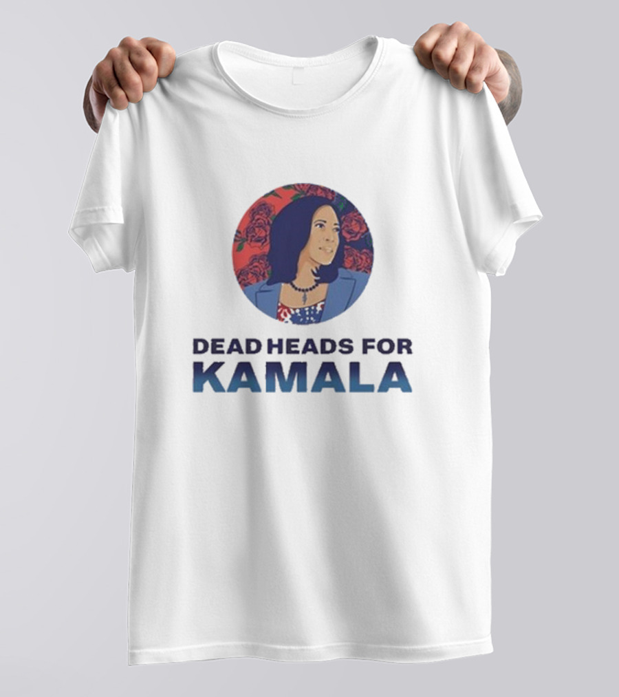 Harris For President Deadheads For Kamala Roses T-Shirt