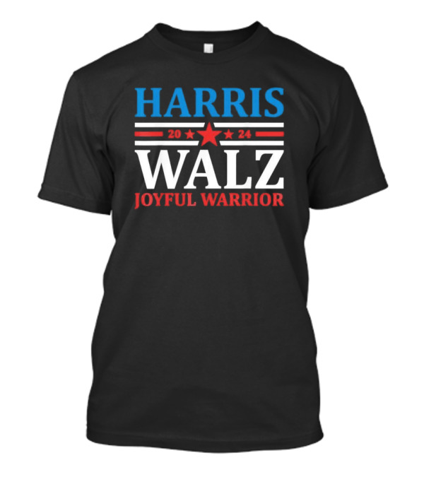 Harris Walz 2024 Joyful Warrior T-Shirt