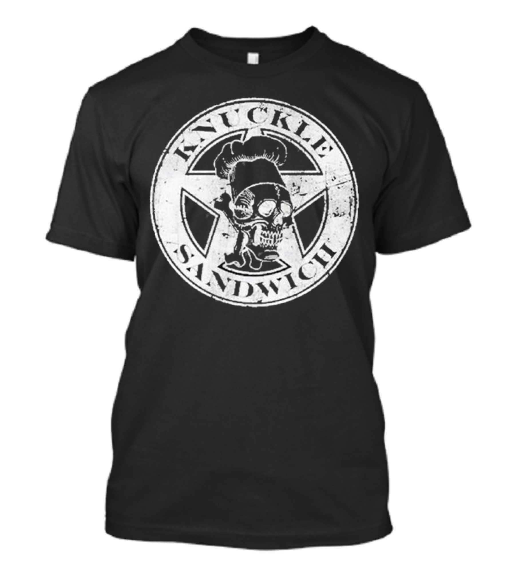 Hunter Fieri Knuckle Sandwich Skull Chef Emblem T-Shirt