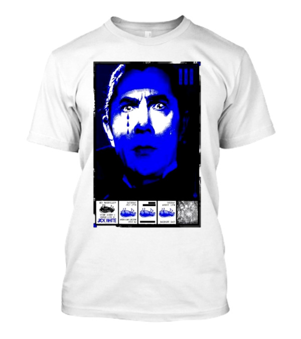 Jack White August 13 2024 The Basement East Nashville TN Blue Dracula T-Shirt