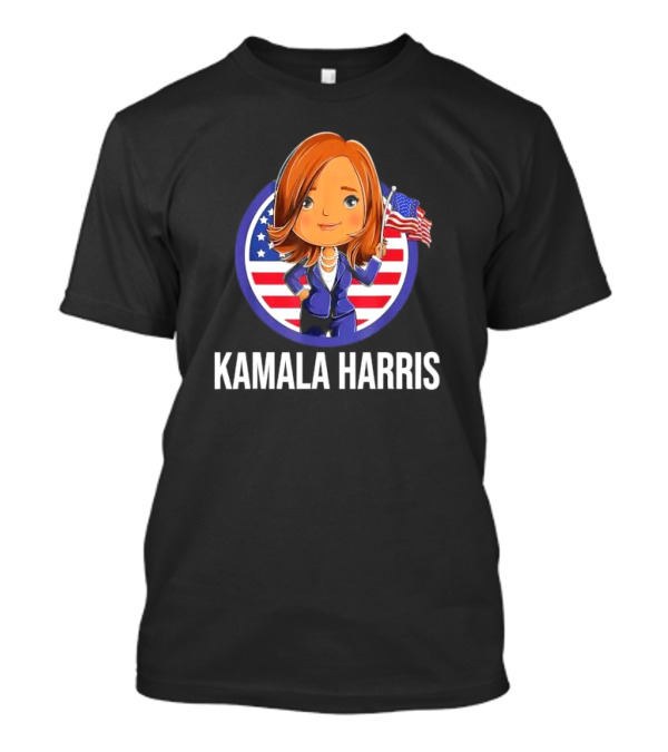 Kamala Harris 4th Of July Men Women US Cute American Flag T-Shirt