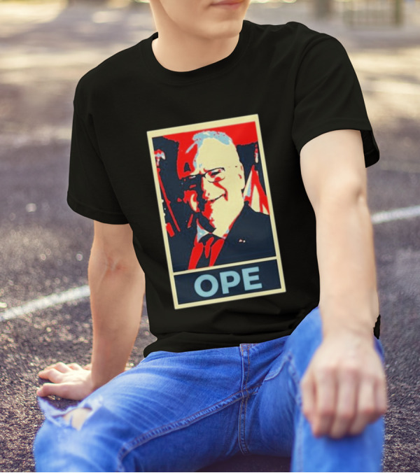 Minnesota Harris Walz Ope Hope Retro Style Image T-Shirt