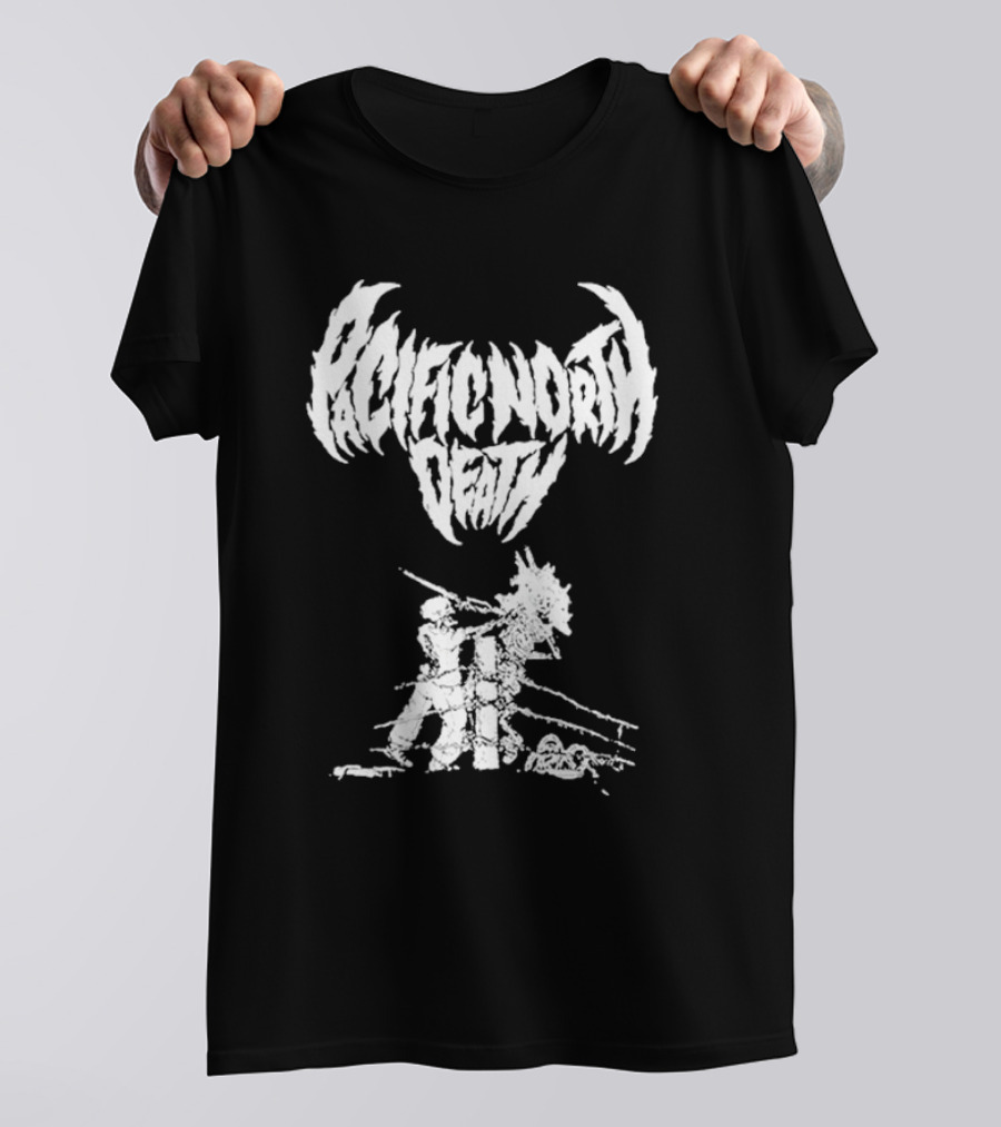 Pacific North Death Skeleton Grim Reaper T-Shirt