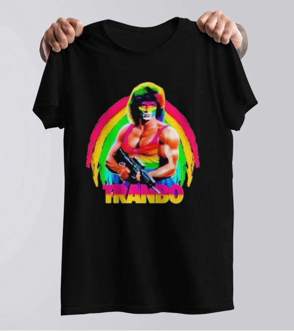Rambo Tranbo Rainbow Warrior Bold Colors T-Shirt