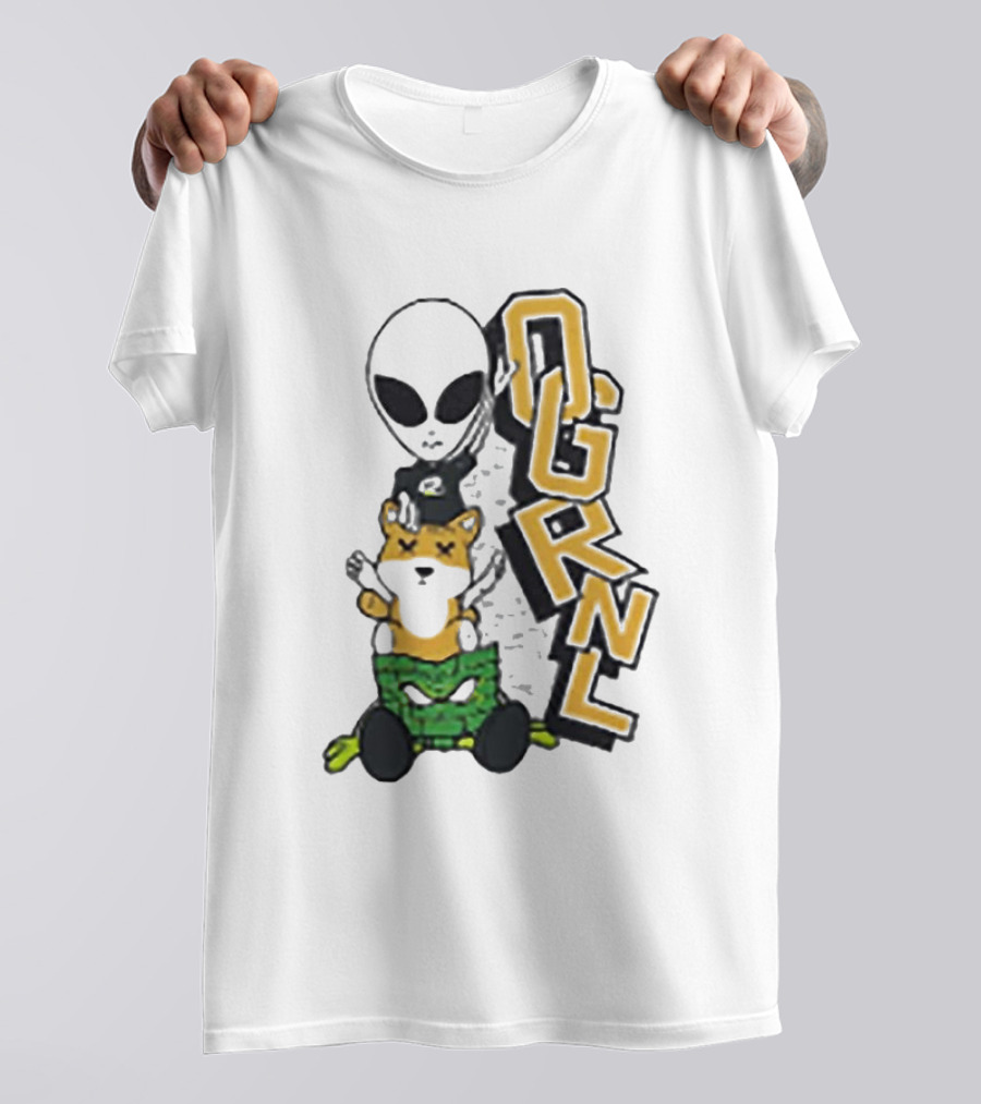 Rich And Lonely RNL Alien Green Optic Camo Mix T-Shirt