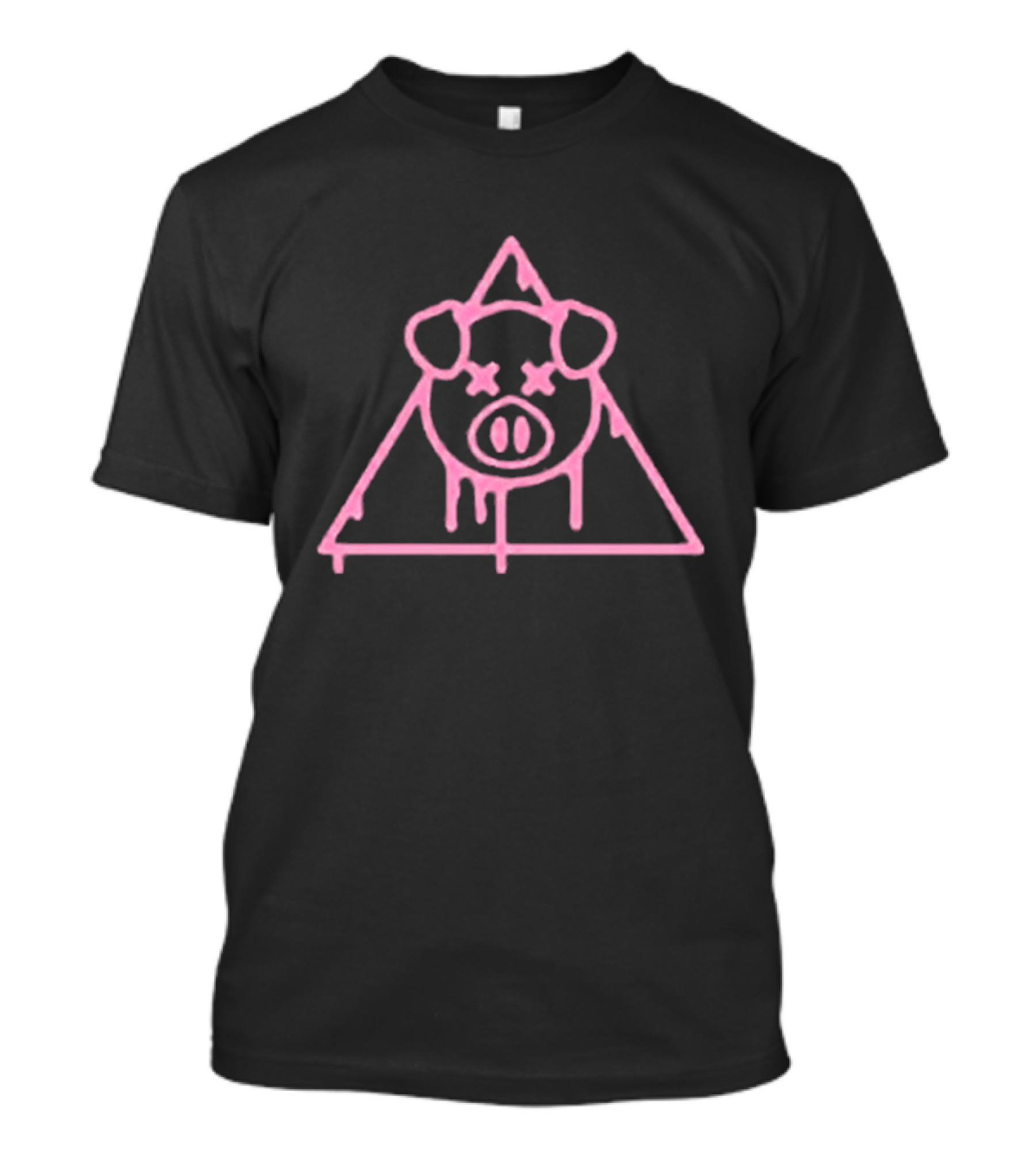 Shane Dawson Pig Dripping Pink Triangle T-Shirt