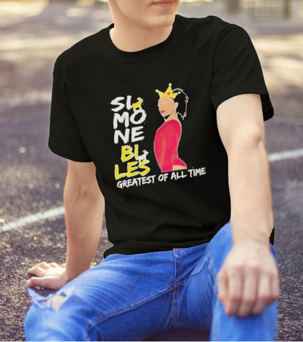 Simone Biles Greatest Of All Time Crowned Gymnast T-Shirt