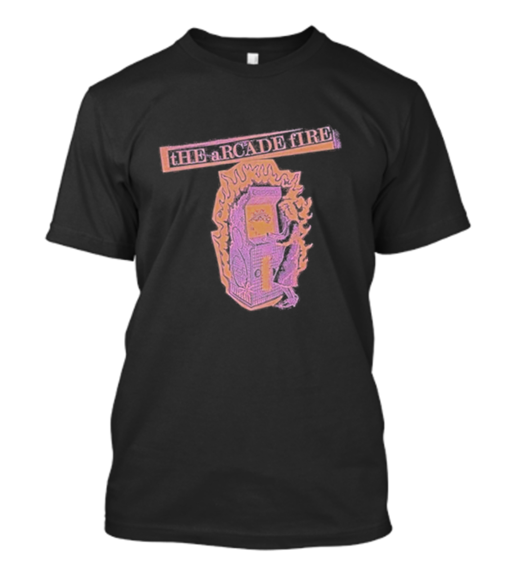 Arcade Fire The Arcade Fire Flaming Arcade Machine T-Shirt