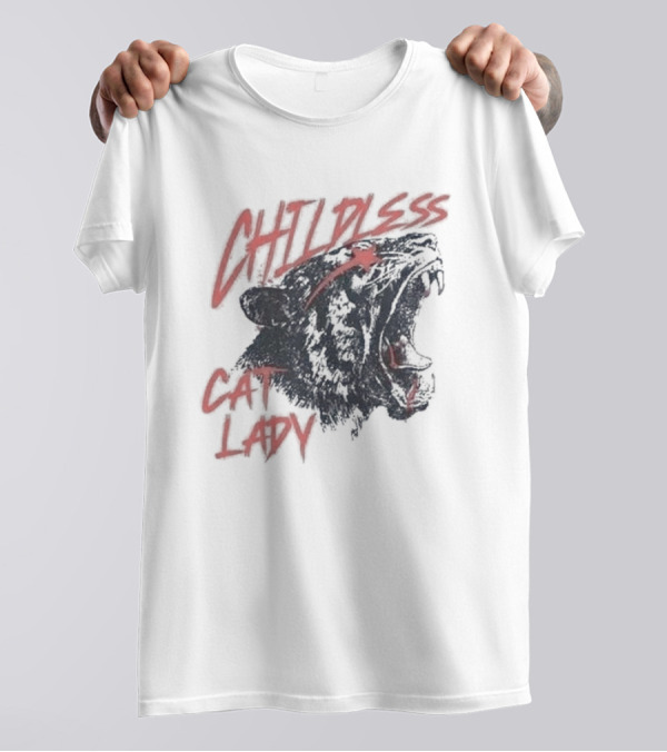 Childless Cat Lady Kamala Harris T-Shirt