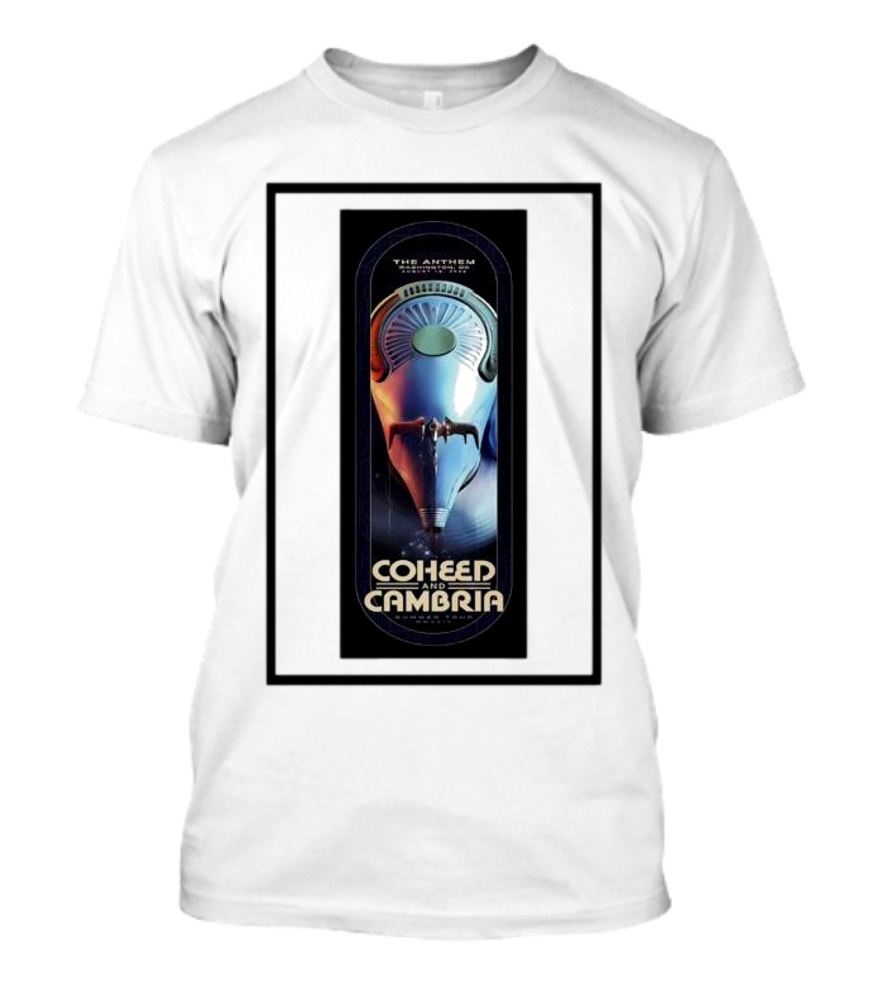 Coheed And Cambria Aug 14 2024 The Anthem Washington DC Concert T-Shirt