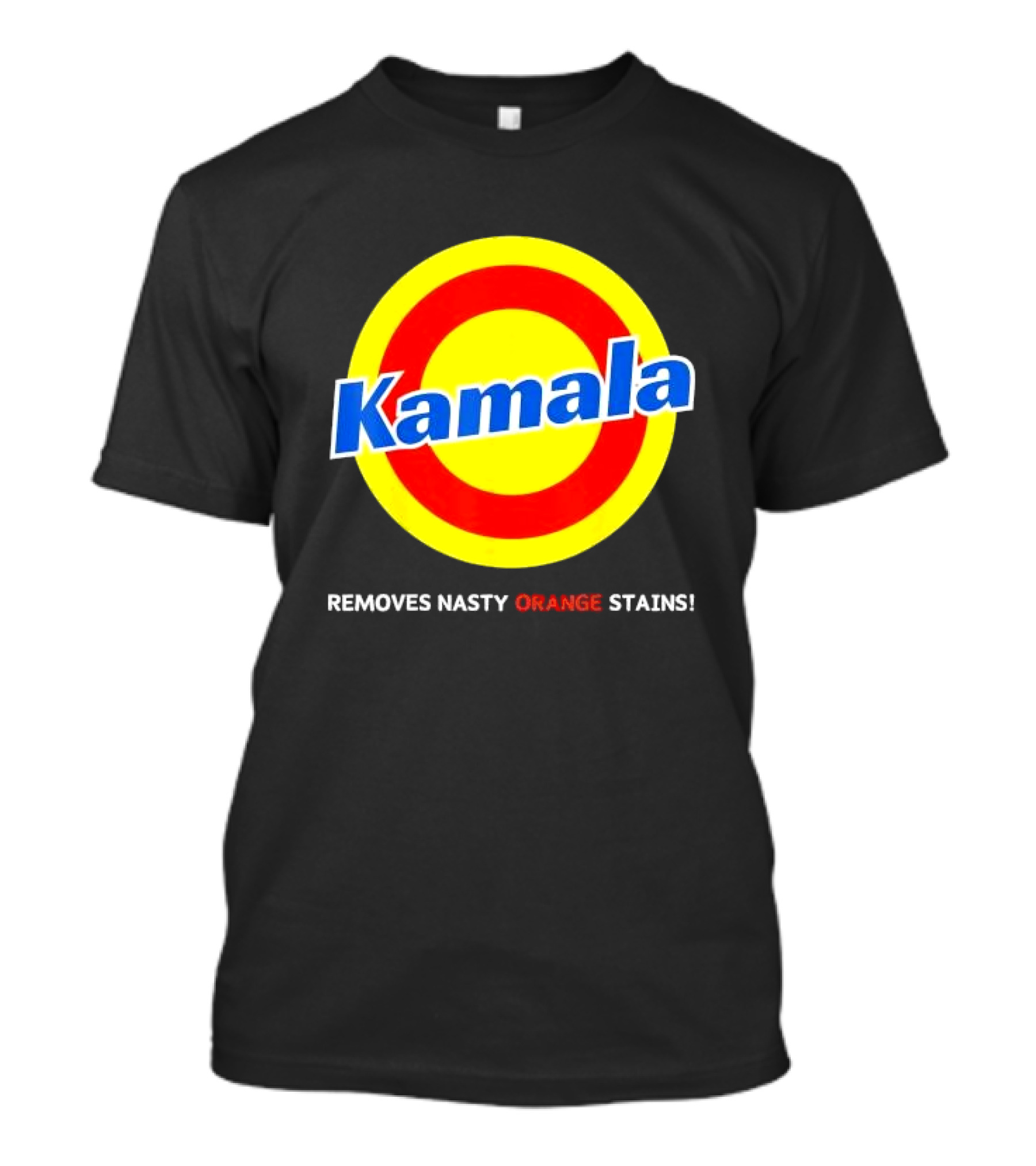 Kamala Removes Nasty Orange Stains Detergent Vote For Blue T-Shirt