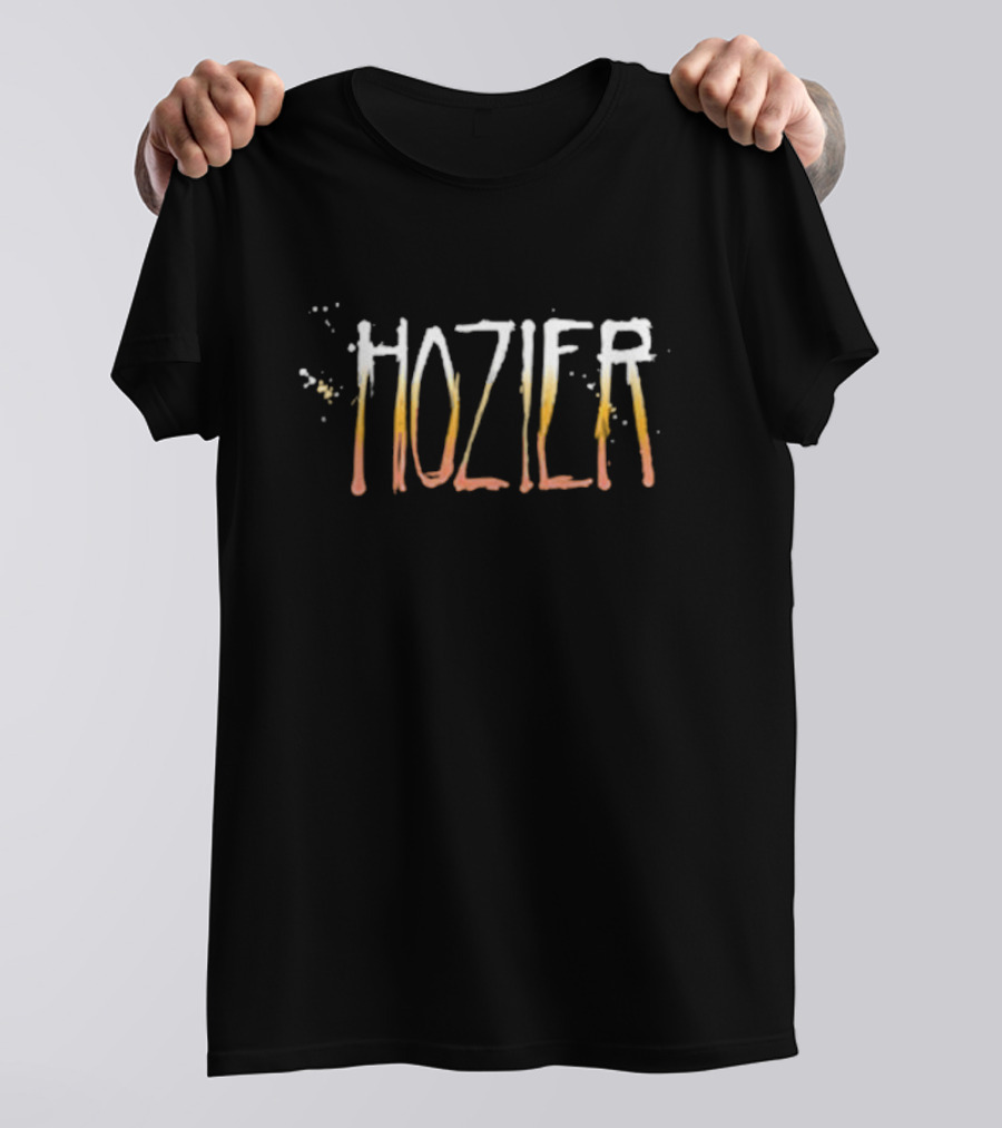 Hozier Show 2024 Saint Paul MN Black Text And Gradient T-Shirt