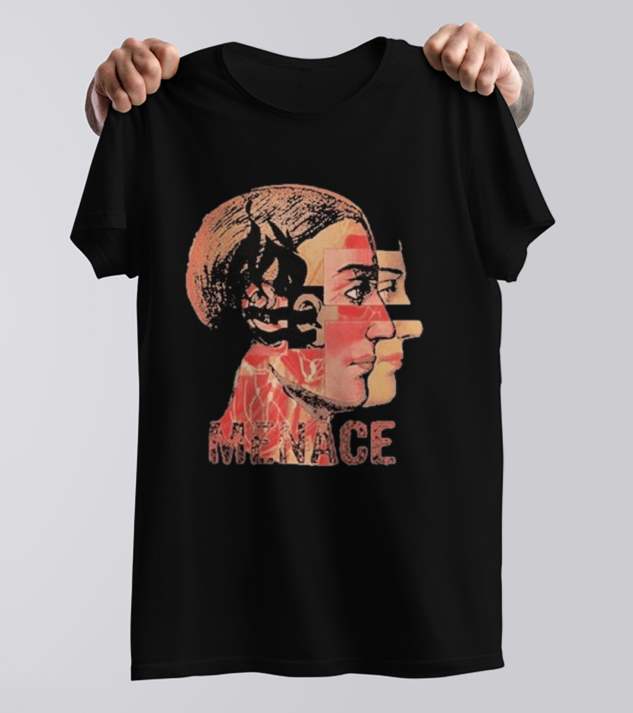Menace Hot Water Music Dual Profile Head T-Shirt