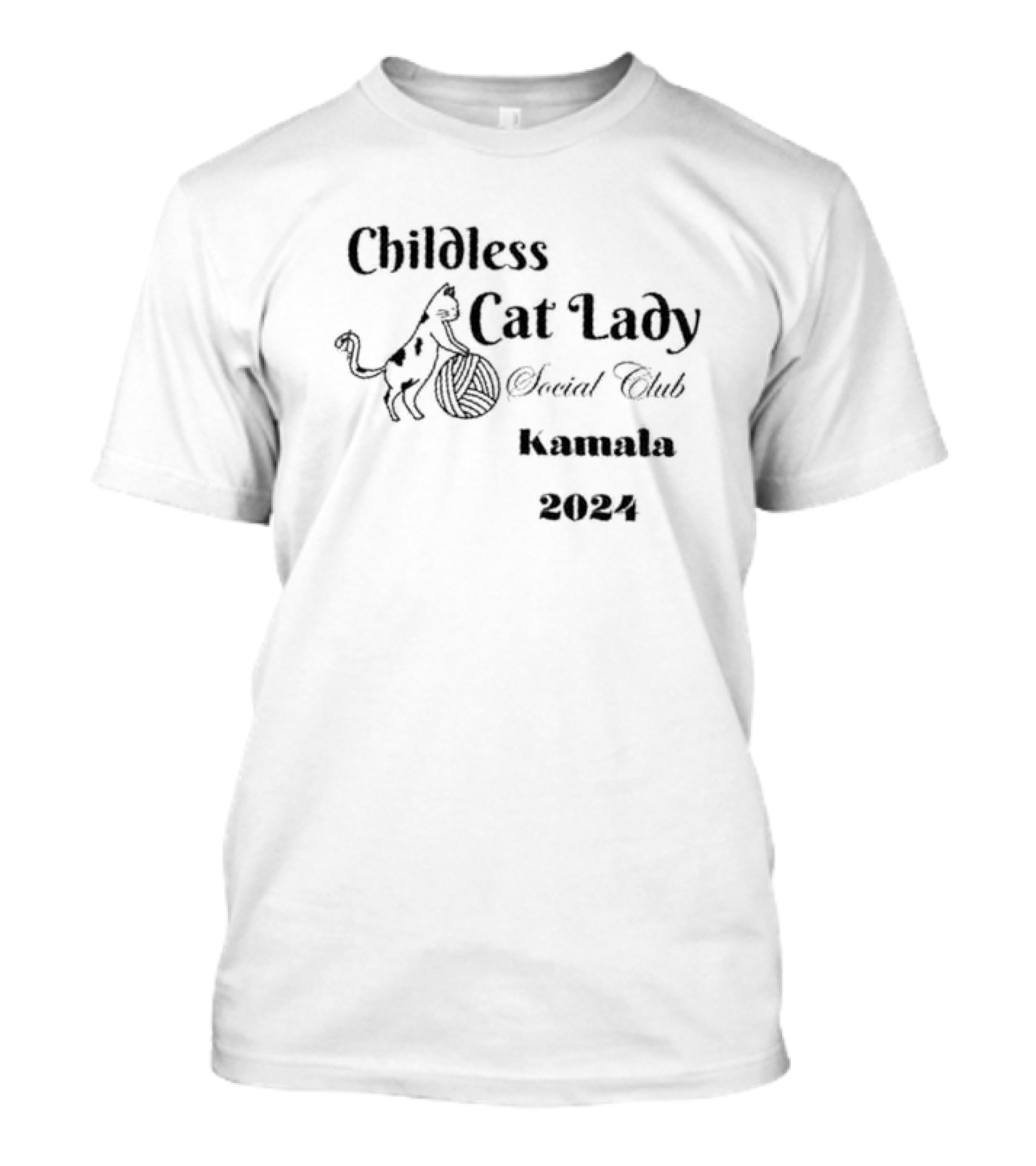 Childless Cat Lady Social Club Kamala T-Shirt