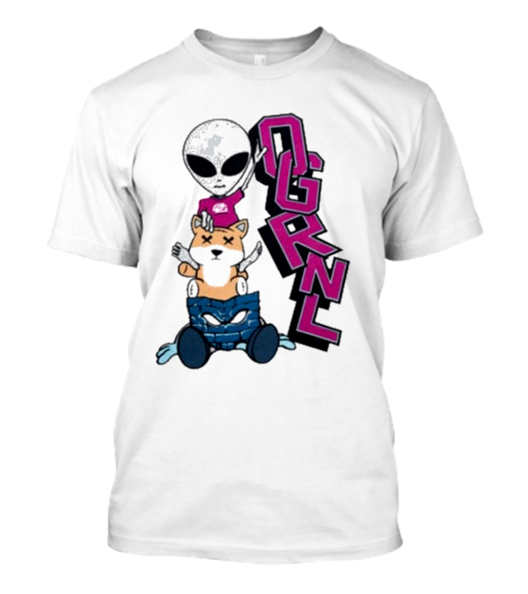 Optic Gaming OGRNL Alien Cat 2024 Purple T-Shirt