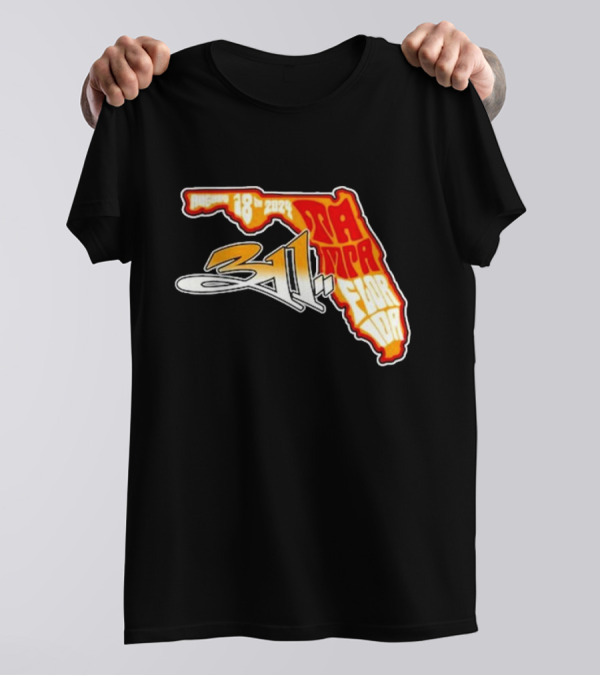 311 Band August 18 2024 Tampa Florida Event T-Shirt