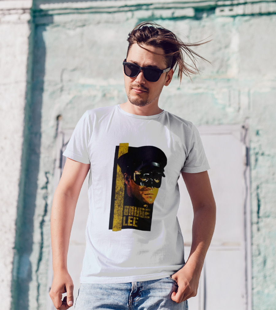 Bruce Lee Green Hornet Masked T-Shirt