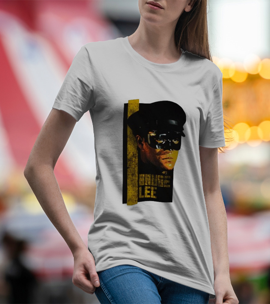 Bruce Lee Green Hornet Masked T-Shirt