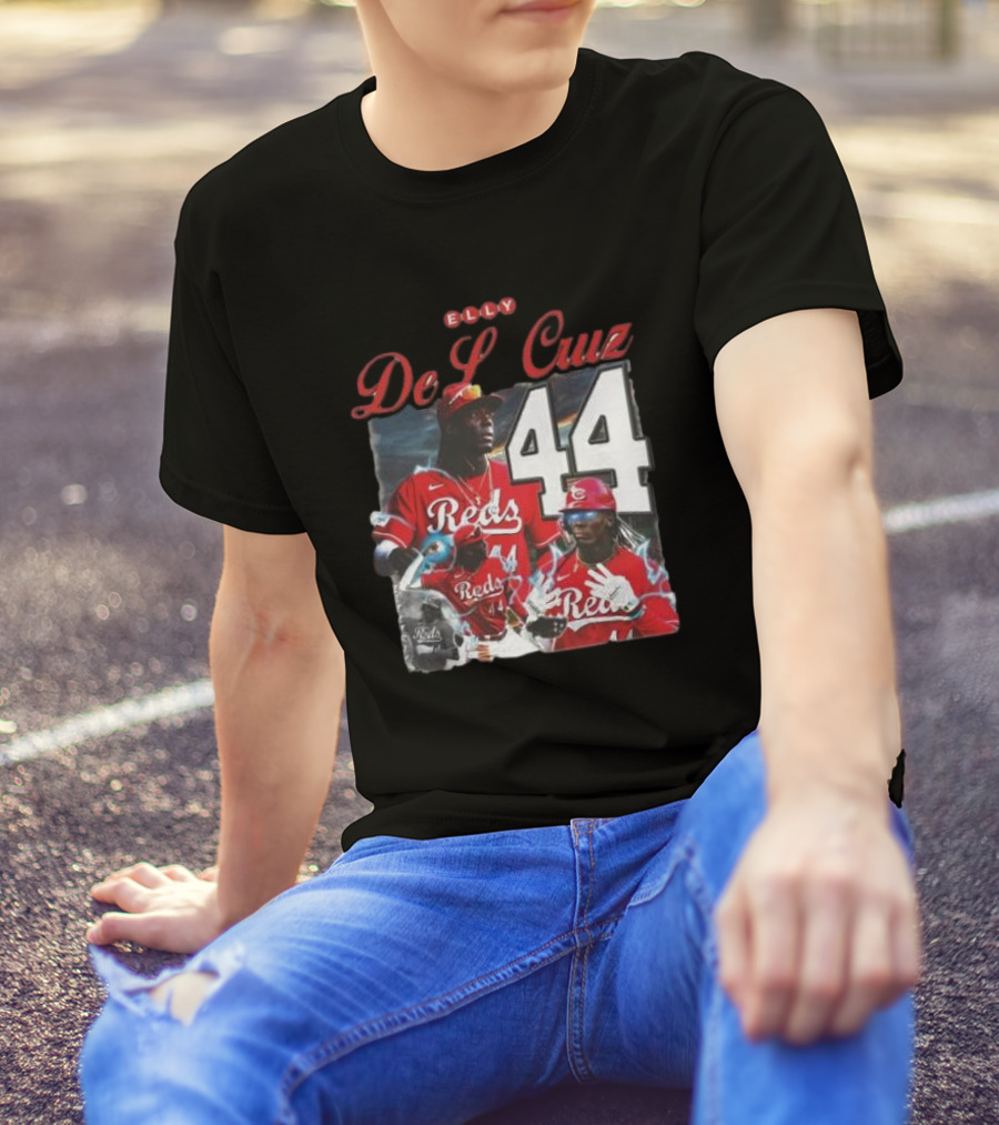 Elly De La Cruz Reds 44 Cincinnati Baseball Electricidad T-Shirt