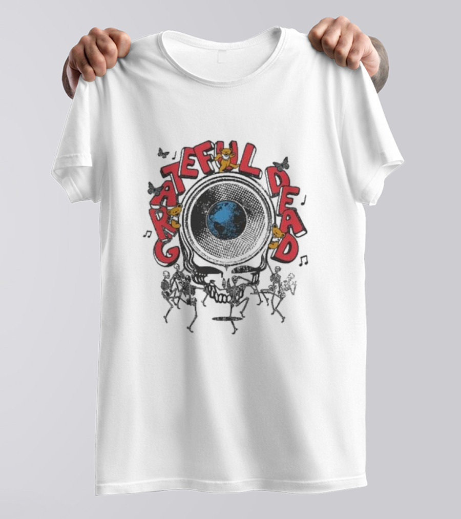 Grateful Dead Bears Earth Music Notes T-Shirt