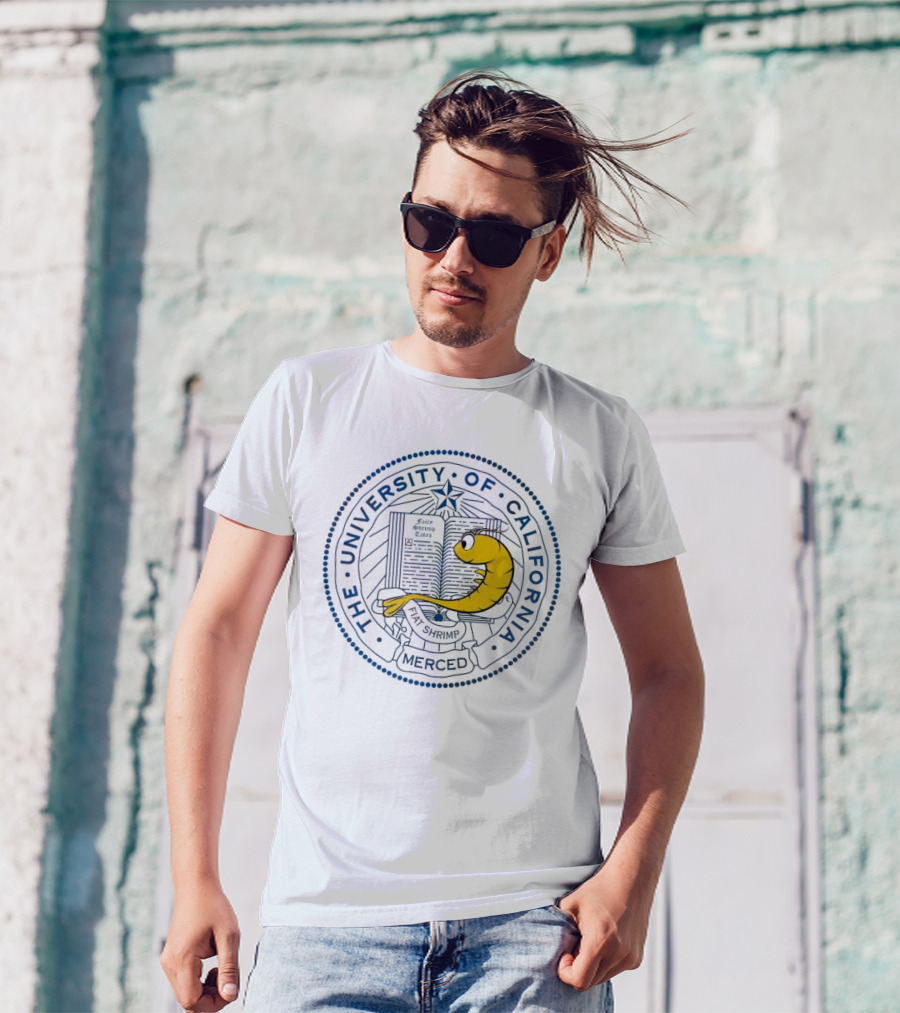 The University Of California Fiat Shrimp Merced Seal T-Shirt