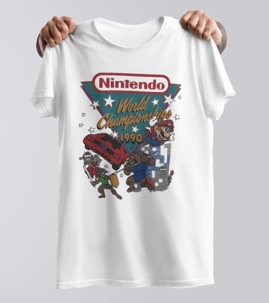 Nintendo World Championships 1990 Vtg Licensed T-Shirt