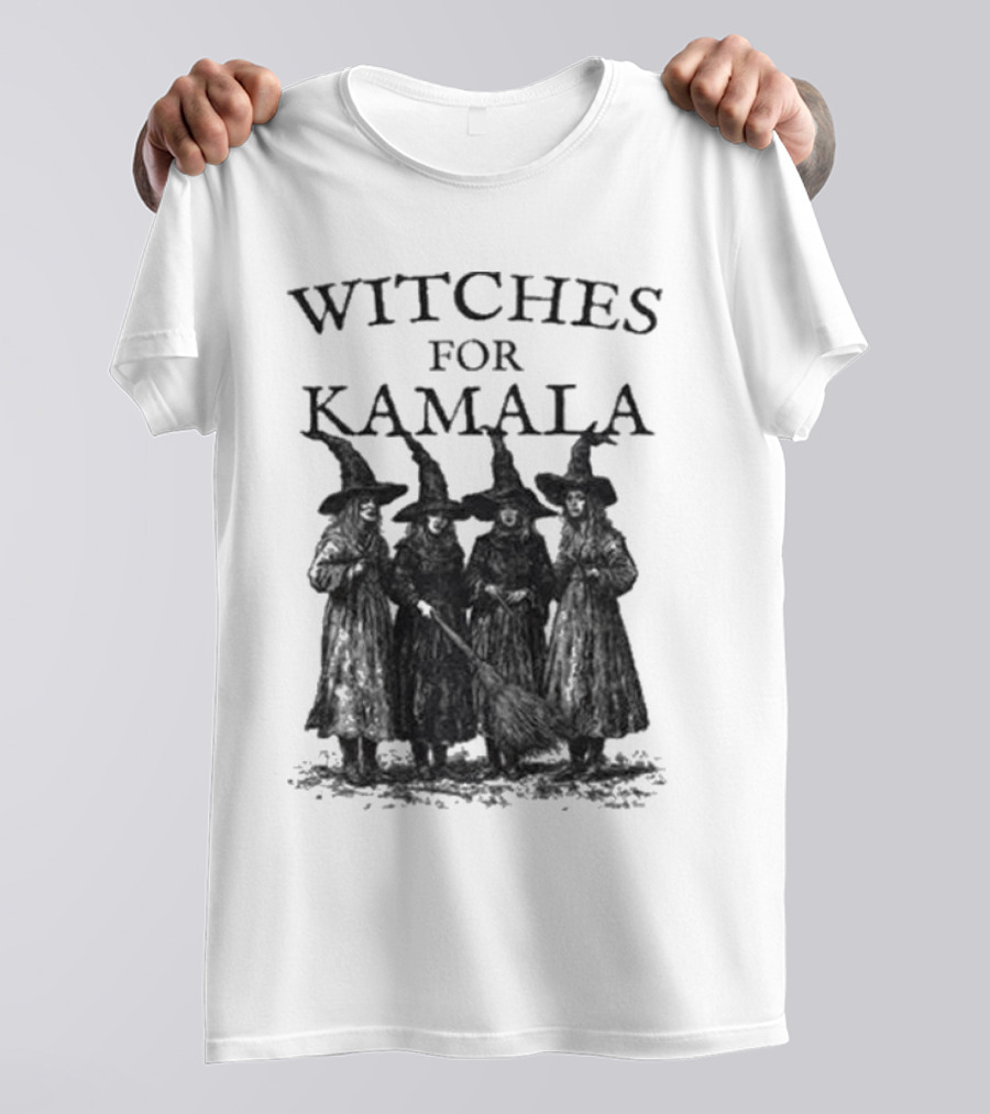 Witches For Kamala Halloween Kamala Harris 2024 President Gothic T-Shirt