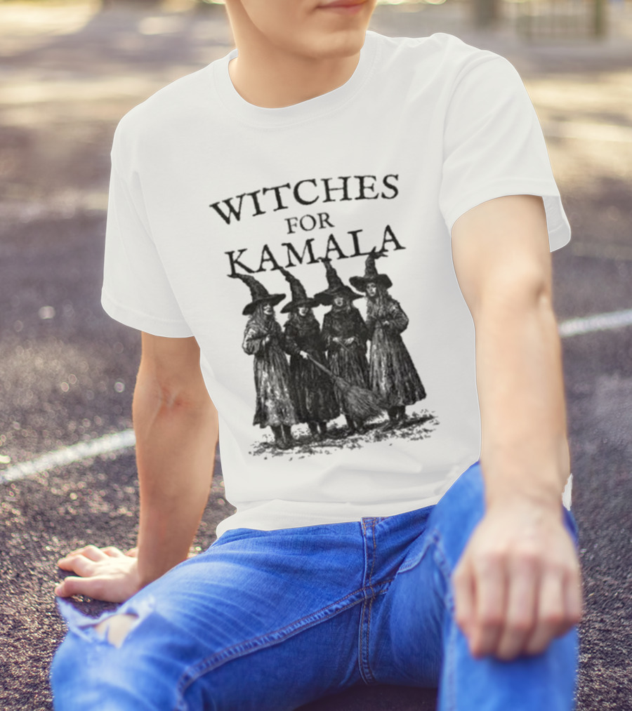 Witches For Kamala Halloween Kamala Harris 2024 President Gothic T-Shirt