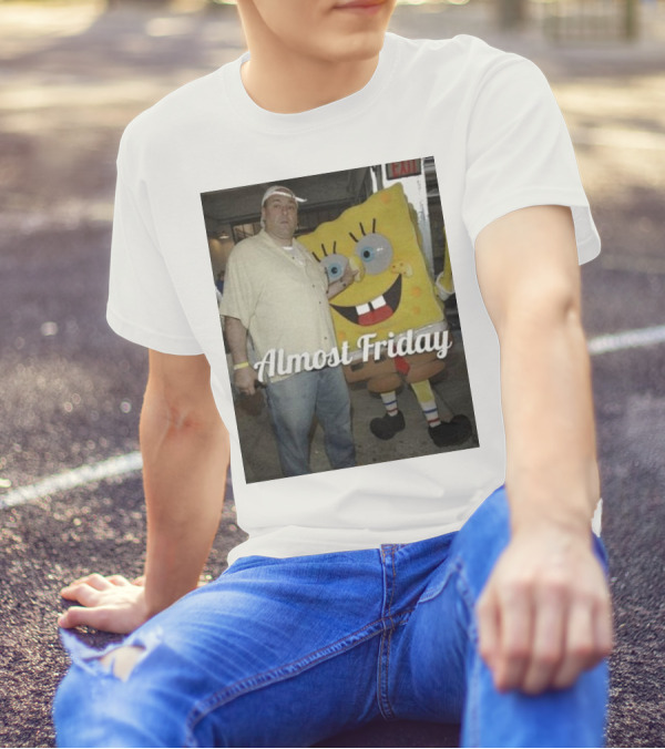 Almost Friday Gandolfini And Spongebob T-Shirt
