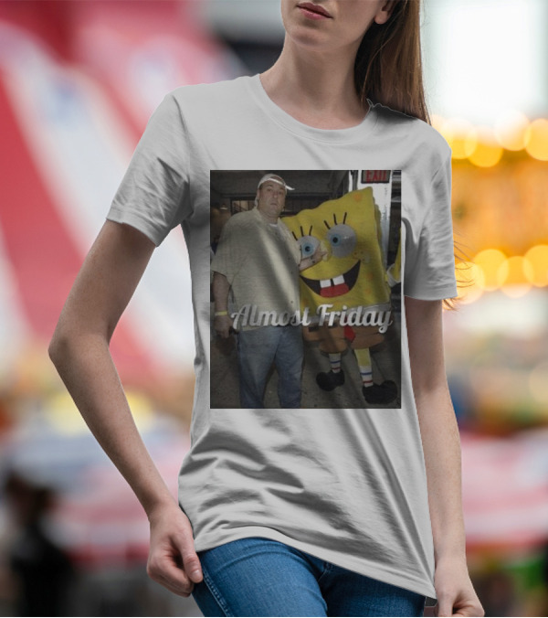 Almost Friday Gandolfini And Spongebob T-Shirt