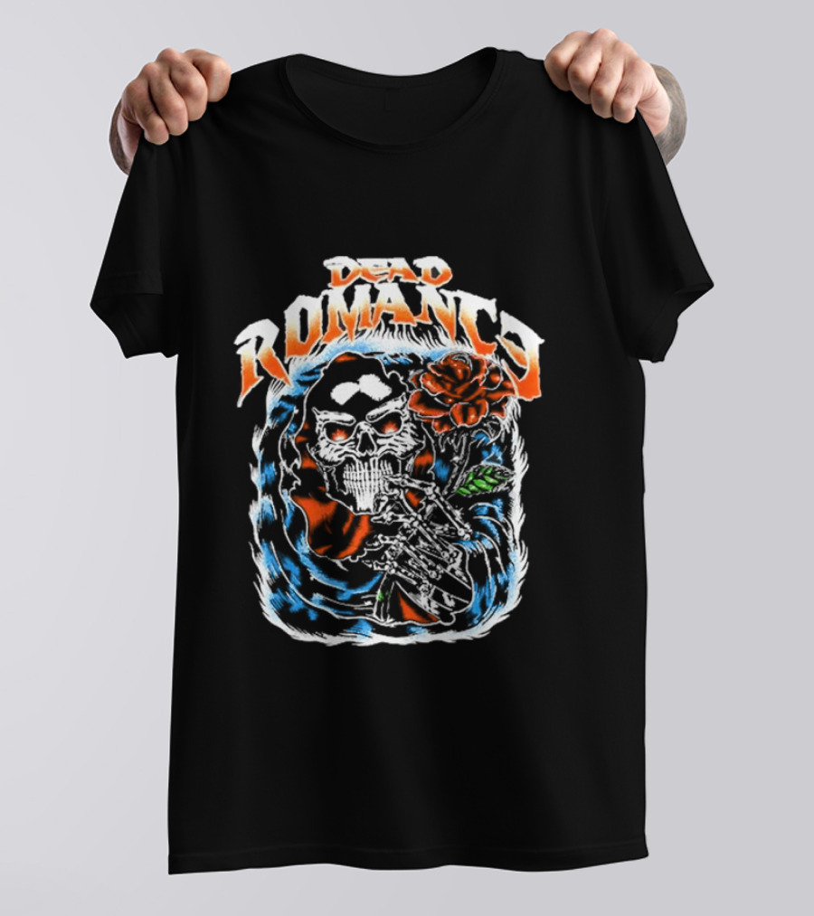DEAD ROMANCE Skull Rose T-Shirt