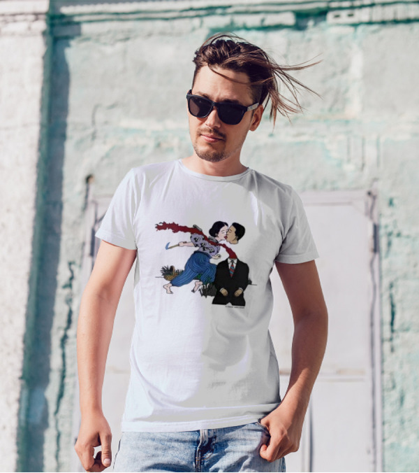 Geordie Greep The New Sound Kiss And Scarf Metaphor T-Shirt