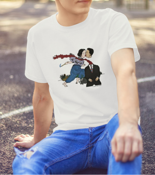 Geordie Greep The New Sound Kiss And Scarf Metaphor T-Shirt
