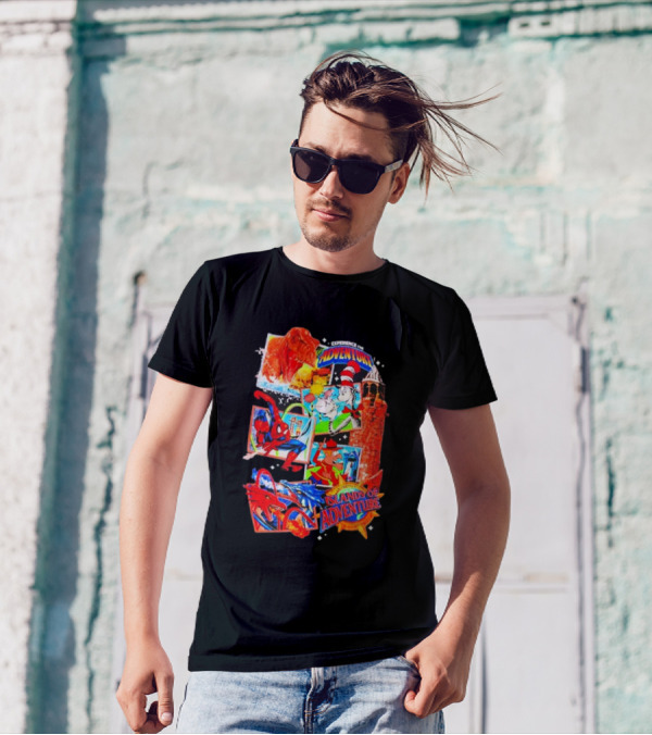 Experience The Adventure Islands Of Adventure 25 Years With Spider-Man, Jurassic Park, Cat In The Hat T-Shirt