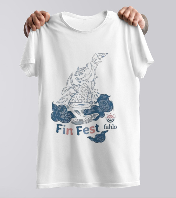 Fahlo Fin Fest Event Kaitlyn Clouds T-Shirt